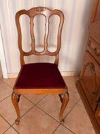 6x eikenhouten eetkamerstoelen in de Louis XV-stijl, Antiek en Kunst, Ophalen