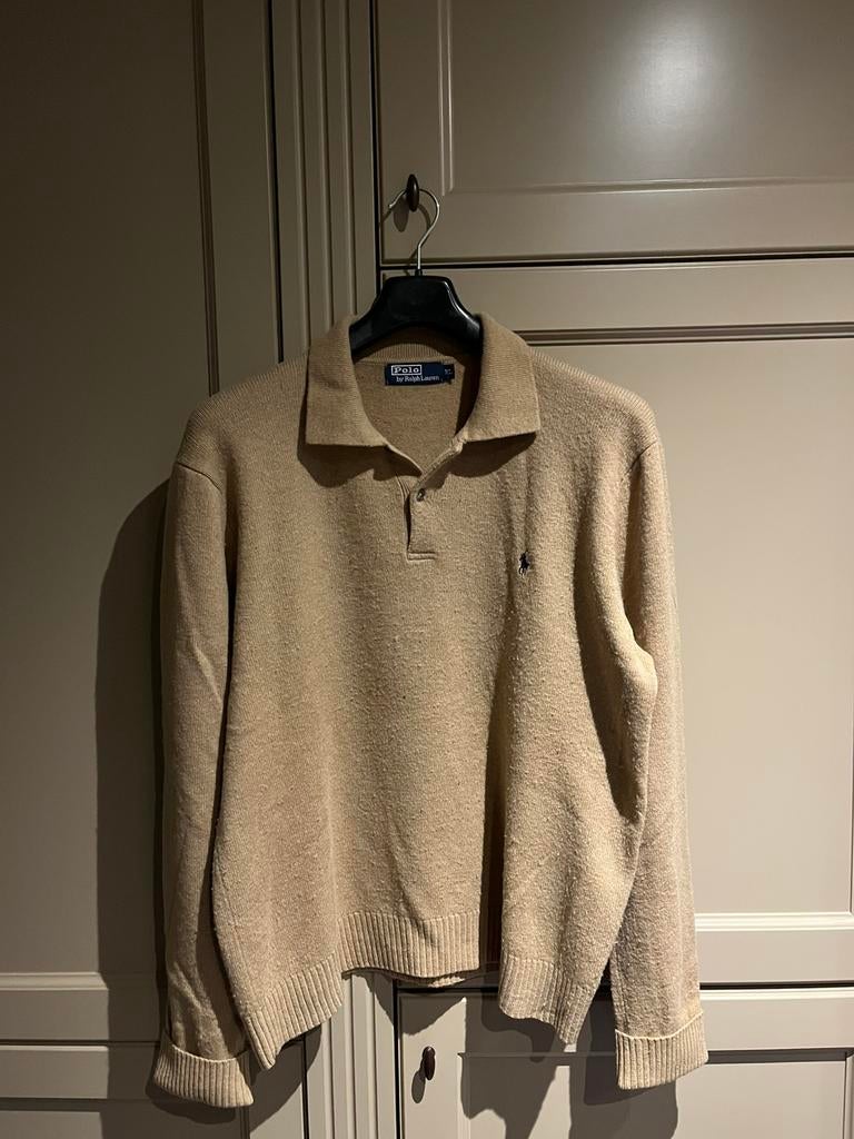 Wollen trui Ralph Lauren XL, Kleding | Heren, Ophalen, Gedragen, Maat 56/58 (XL), Beige