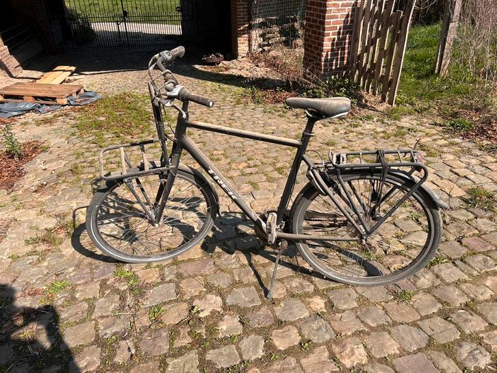 Herenfiets Trek Daytona zwart, Fietsen en Brommers, Fietsen | Heren | Herenfietsen, Gebruikt, Overige merken, Versnellingen, Ophalen