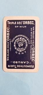 Carte à jouer Gent_Triple Sec Orbec_Blue_268, Enlèvement ou Envoi, Utilisé, Carte(s) à jouer