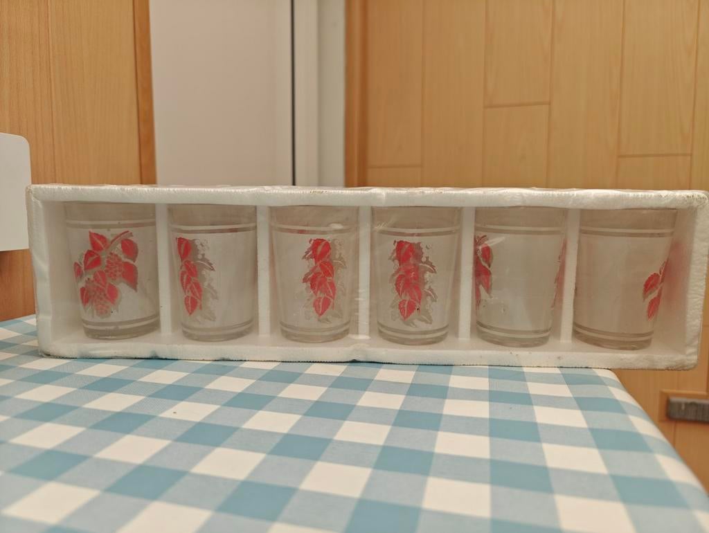 Vintage glazen, Ophalen