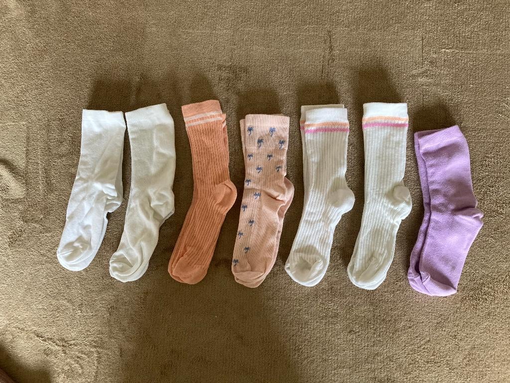 Kousen voor meisjes, maat 35-38 1 euro per paar, Meisje, Ophalen of Verzenden, Zo goed als nieuw, Sokken