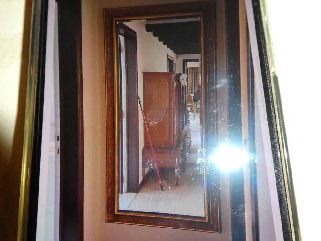 miroir mural ancien, Antiquités & Art, Antiquités | Miroirs, Enlèvement, Rectangulaire, 50 à 100 cm, 100 à 150 cm