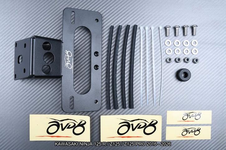 Kentekenplaathouder KAWASAKI NINJA 125 R Z125 PRO 2016 2026, Motoren, Accessoires | Overige, Nieuw, Ophalen of Verzenden