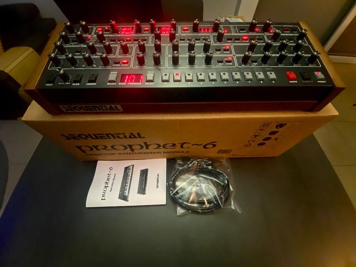 Sequential Prophet 6 Module, Muziek en Instrumenten, Synthesizers, Zo goed als nieuw, Overige aantallen, Overige merken, Met midi-aansluiting