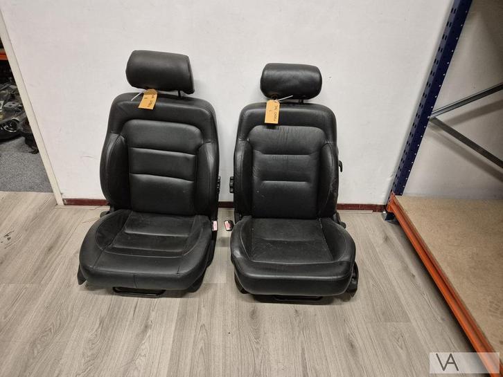 Peugeot 306 cabrio 1994-2002 stoel zwart leer links + rechts, Auto-onderdelen, Interieur en Bekleding, Peugeot, Gebruikt, Ophalen of Verzenden