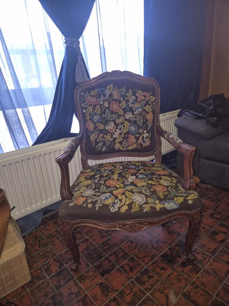 Fauteuil de style Louis XV, Antiquités & Art, Antiquités | Meubles | Chaises & Canapés, Enlèvement