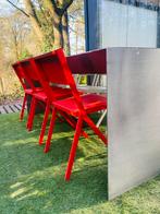 Set van 6 design tuinstoelen (EMU), Ophalen, Zo goed als nieuw, Aluminium, Stapelbaar
