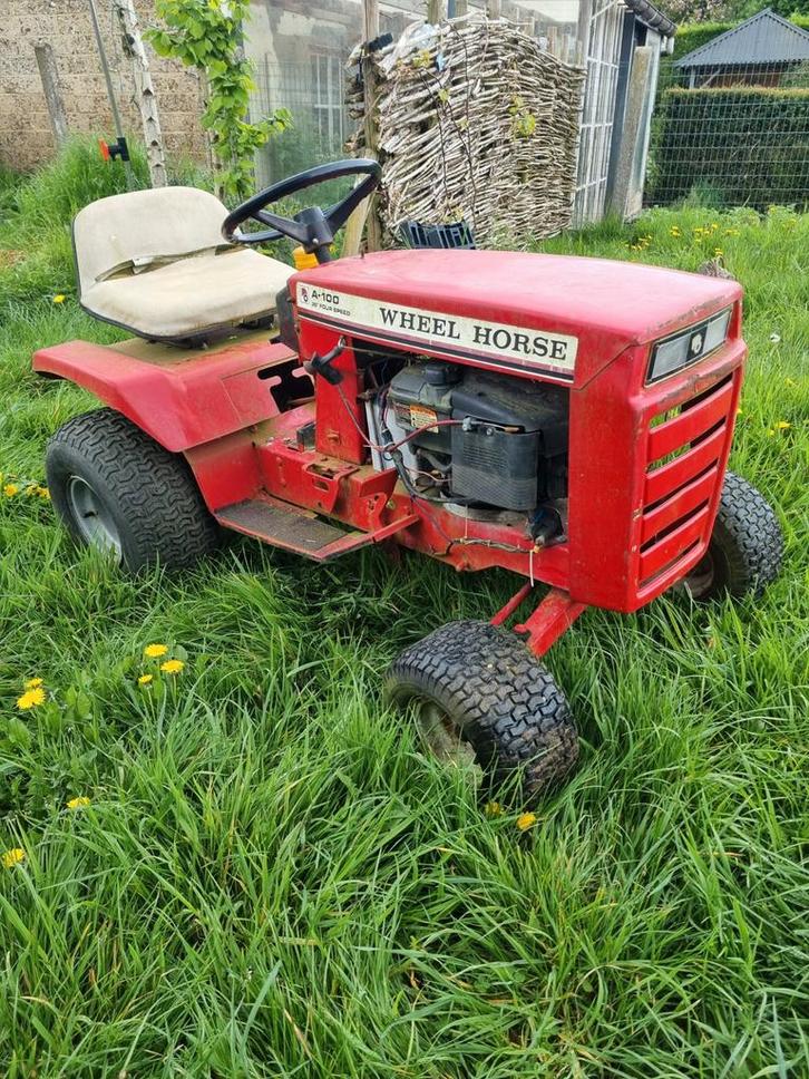 Wheel horse 2x + extra's, Jardin & Terrasse, Tondeuses autoportées, Enlèvement