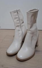 Mooie ecru laarsjes maat 38, Enlèvement ou Envoi, Beige, Comme neuf, Boots et Botinnes