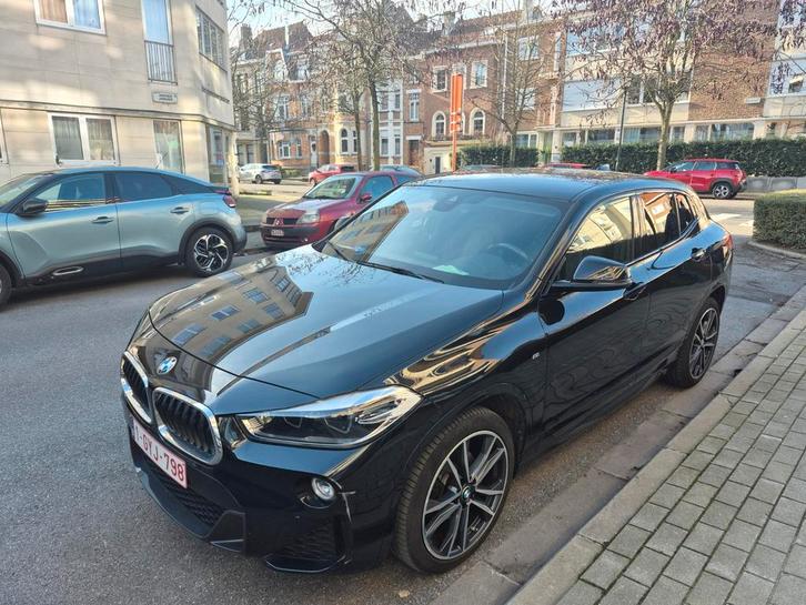 BMW X2 1.5iA sDrive18 – Full M Sport –75.415 km Perfect auto, Auto's, BMW, Bedrijf, X2, Airconditioning, Bluetooth, Lichtmetalen velgen