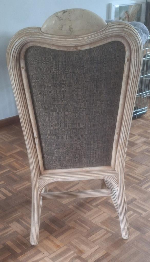 4 chaises robustes à dossier haut, Maison & Meubles, Chaises, Enlèvement