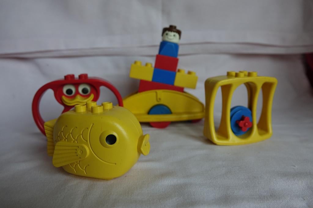 Lego Duplo verschillende rammelaars en vis, Gebruikt, Ophalen of Verzenden, Duplo, Meerdere sets