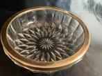 Val Saint Lambert kristallen schaal met zilveren ring, Antiek en Kunst, Ophalen of Verzenden