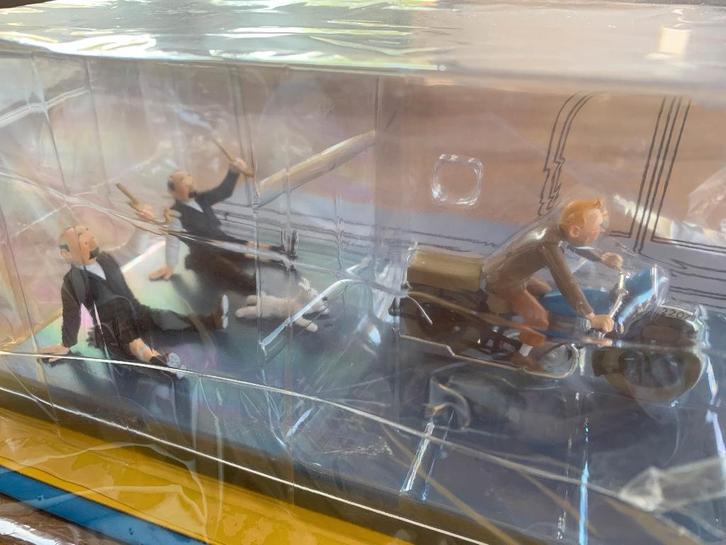 Kuifje La moto de Tintin NIEUW!!, Collections, Personnages de BD, Neuf, Statue ou Figurine, Tintin, Enlèvement ou Envoi