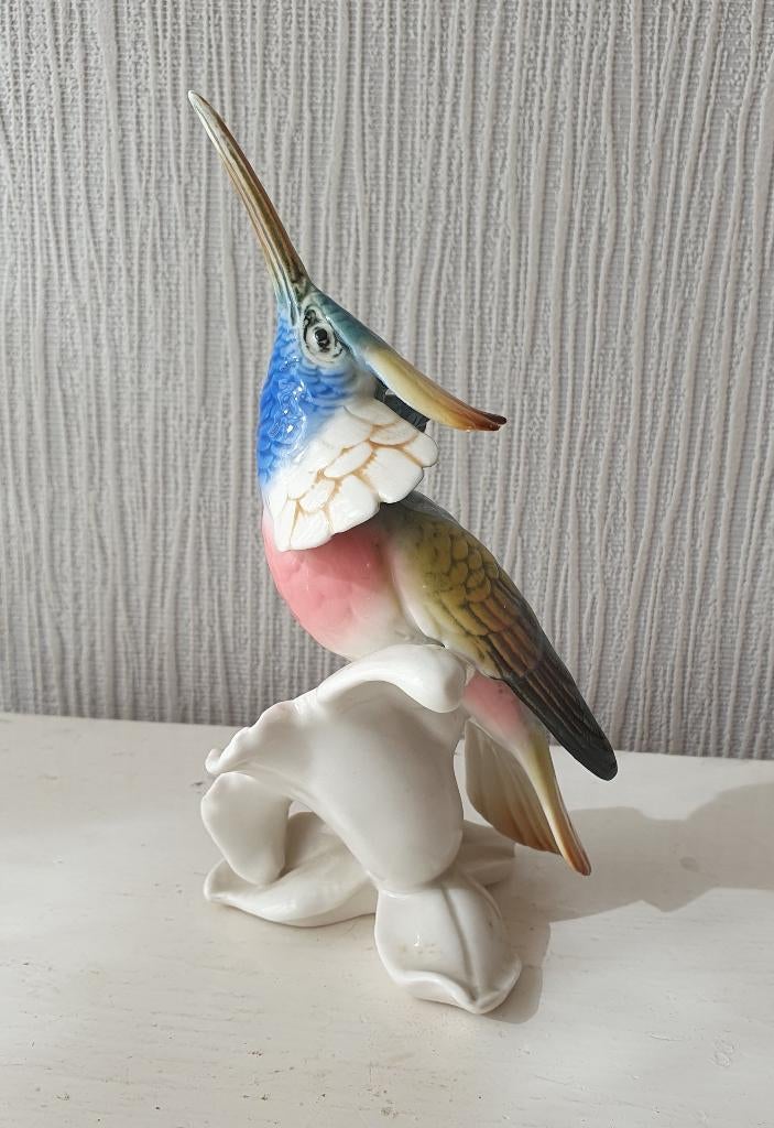 Karl Ens porseleinen kolibrie – perfecte staat, Antiek en Kunst, Antiek | Porselein, Ophalen of Verzenden