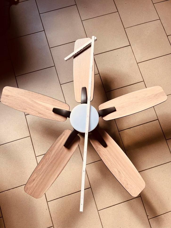 plafond ventilator, Electroménager, Ventilateurs, Comme neuf, Ventilateur de plafond, Ventilateur avec télécommande, Enlèvement