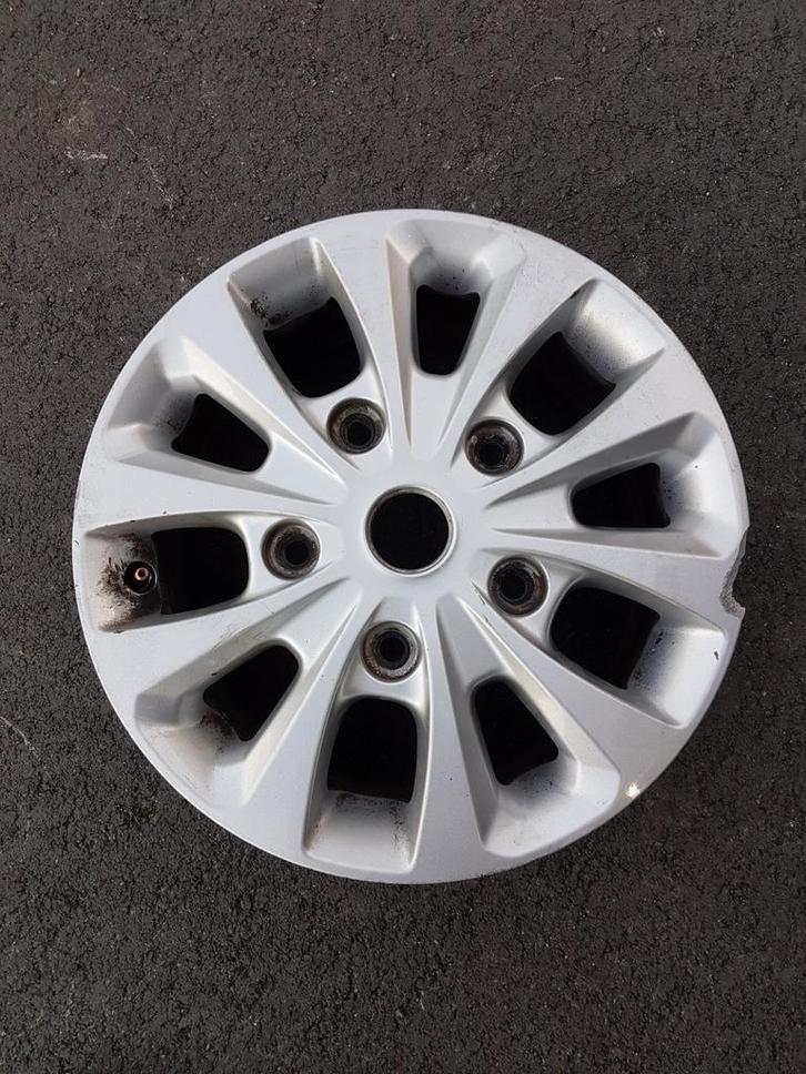 Alu Velg Ford Transit Custom + vierseizoensband Uniroyal, Auto-onderdelen, Banden en Velgen, Banden en Velgen, Winterbanden, 16 inch