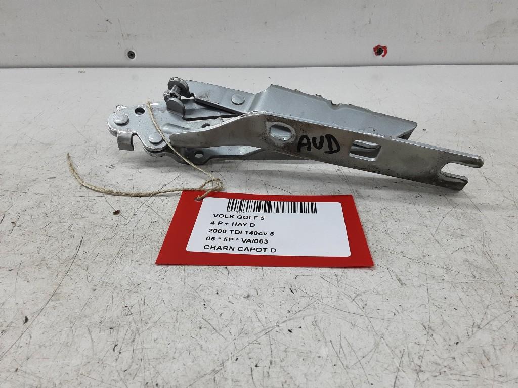 CHARNIERE DE CAPOT DROIT Volkswagen Golf V 4Motion (1K1), Volkswagen, Mevr. I. Hauben, Utilisé, Rue de l'Espoir 34 34
4030  GRIVEGNÉE, BE