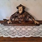 Bouffon médiéval en terre cuite/plâtre, Antiek en Kunst, Ophalen