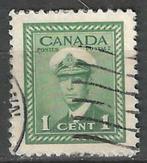 Canada 1943-1948 - Yvert 205 - Koning George VI (ST), Postzegels en Munten, Postzegels | Amerika, Verzenden, Gestempeld