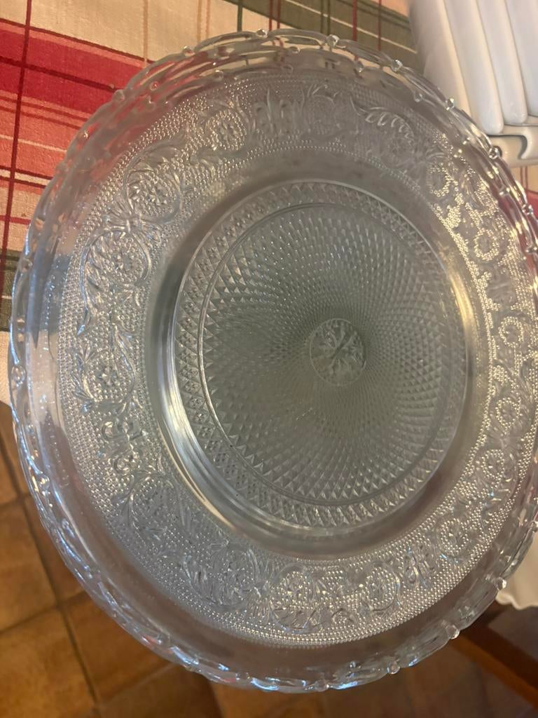 6 sous assiettes en verre., Enlèvement ou Envoi