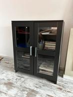Kast met glazen deuren, Huis en Inrichting, Ophalen, Zo goed als nieuw