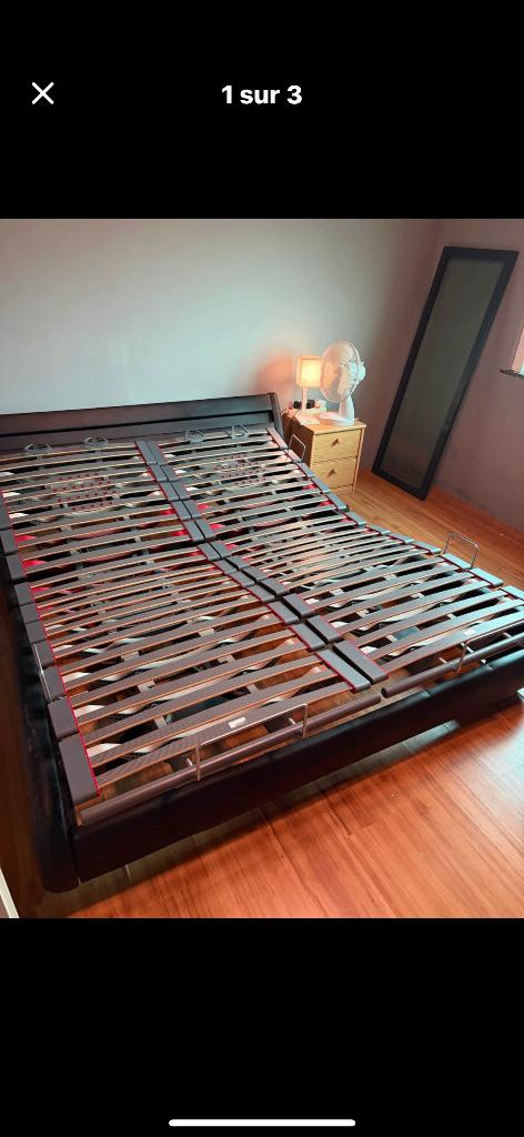 Sommier électrique swissflex, Utilisé, Sommier, 200 cm, Deux personnes