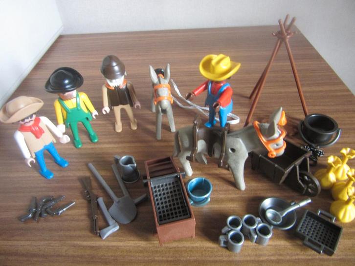 Playmobil vintage 1987 Goudzoekers goede staat, als volledig, Kinderen en Baby's, Speelgoed | Playmobil, Zo goed als nieuw, Complete set