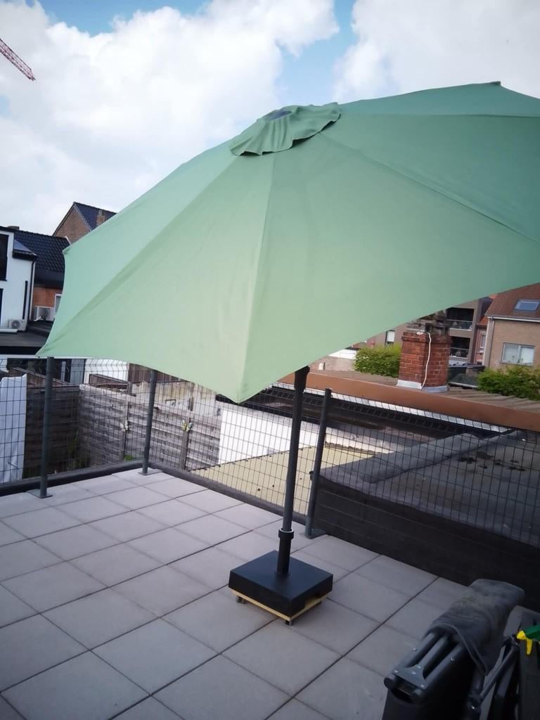 Parasol, Jardin & Terrasse, Parasols, Comme neuf, Autres types, 3 à 4 mètres, Inclinable, Réglable, Étanche, Enlèvement