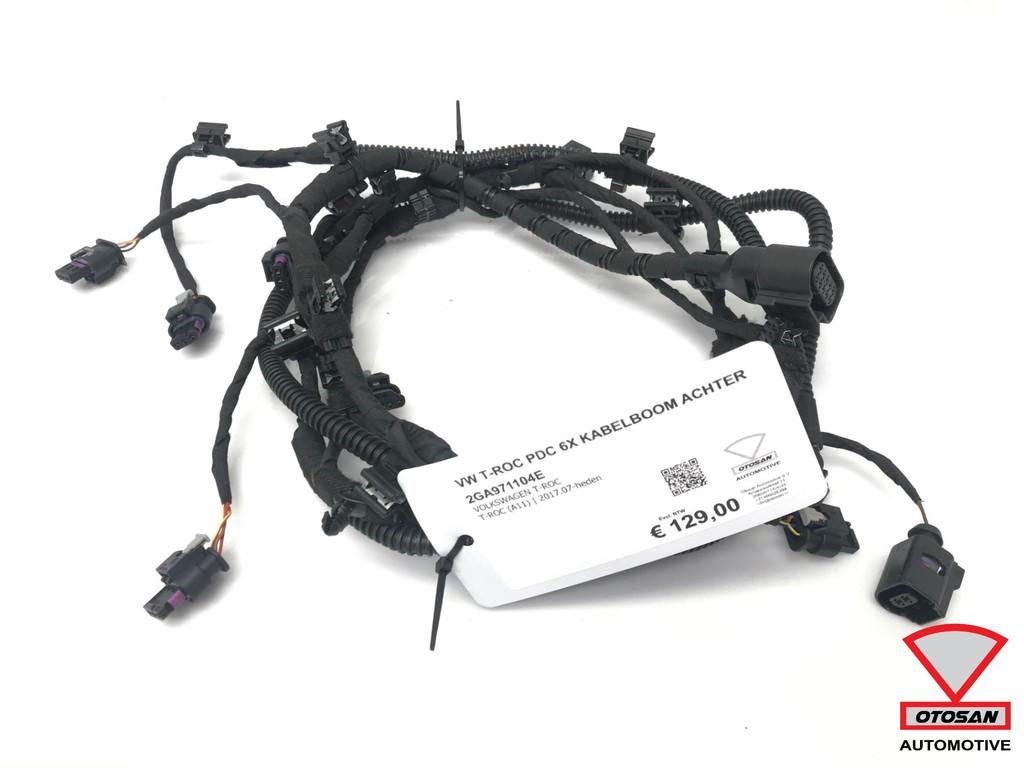 VW T-Roc 2017+ PDC 6x Faisceau de c bles arri re 2GA971104E, Volkswagen, Volkswagen AG, Vw@volkswagen.de, Utilisé
