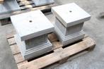 paar vierkante sokkels in stevige blauwe steen!, Ophalen, Nieuw, Steen, Overige typen