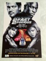 2 FAST 2 FURIOUS   filmposter   40-60 cm, Ophalen of Verzenden