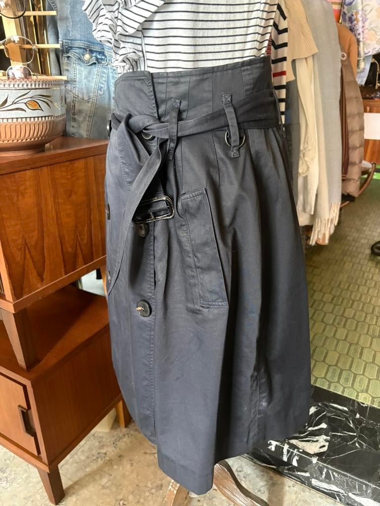 DRIES VAN NOTEN marineblauwe rok katoen (M), Enlèvement ou Envoi, Comme neuf