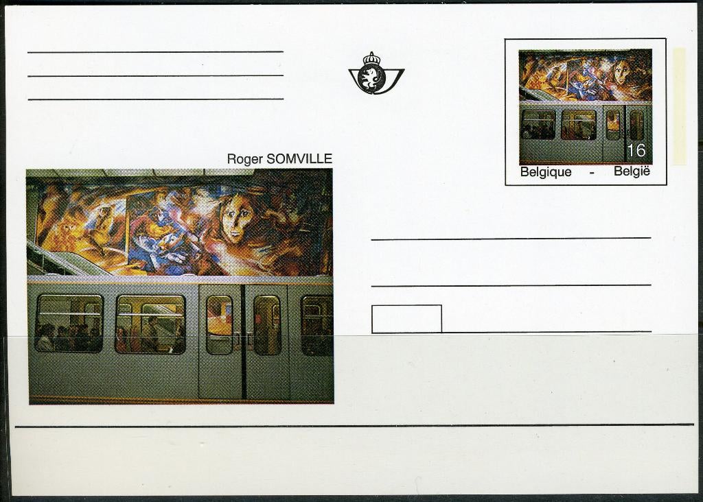 (B) BK46 1994 - Kunstwerken uit de Brusselse Metro, Ophalen of Verzenden, Postfris, Postfris