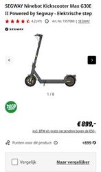 ninebot kickscooter max g30e ii, Fietsen en Brommers, Steps, Ophalen