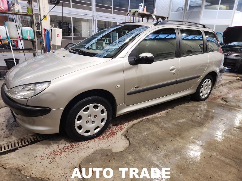 Peugeot 206 1.6 Diesel | Airco | 1 jaar garantie | keuring, Argent ou Gris, 50 kW, Entreprise, Boîte manuelle