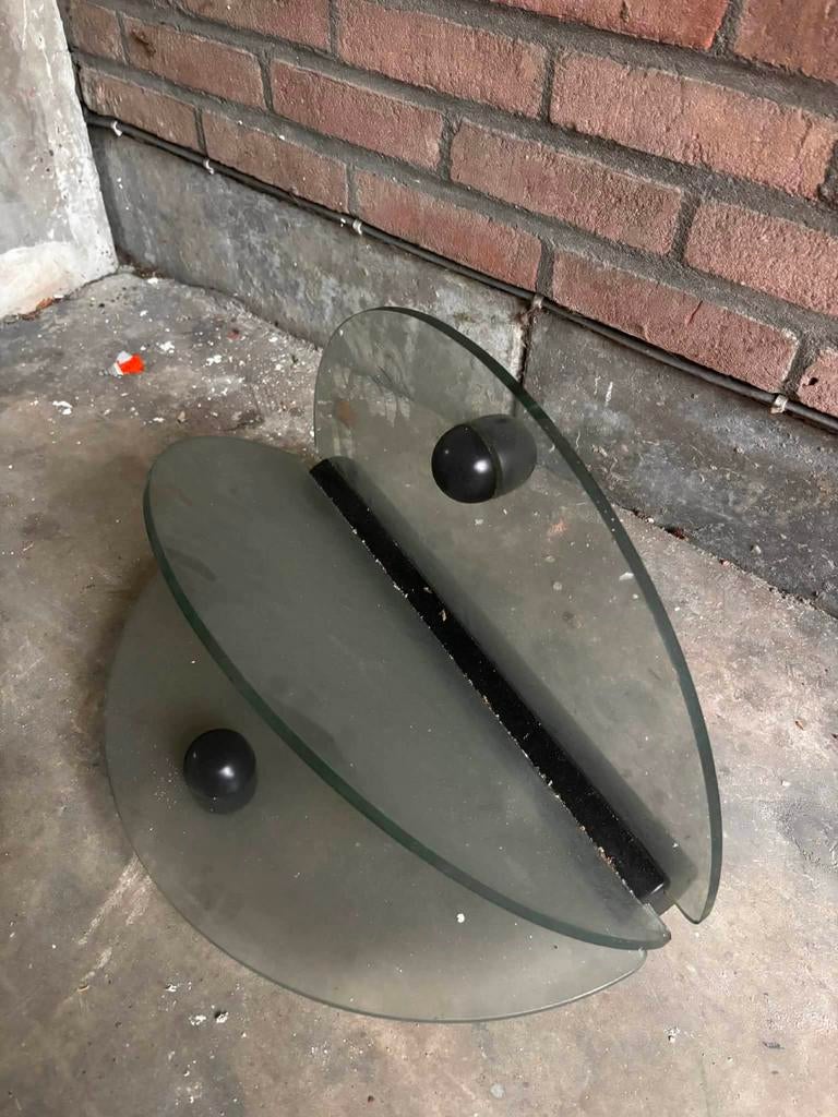 Porte document/revue en verre vintage (woluwe st lambert), Ophalen