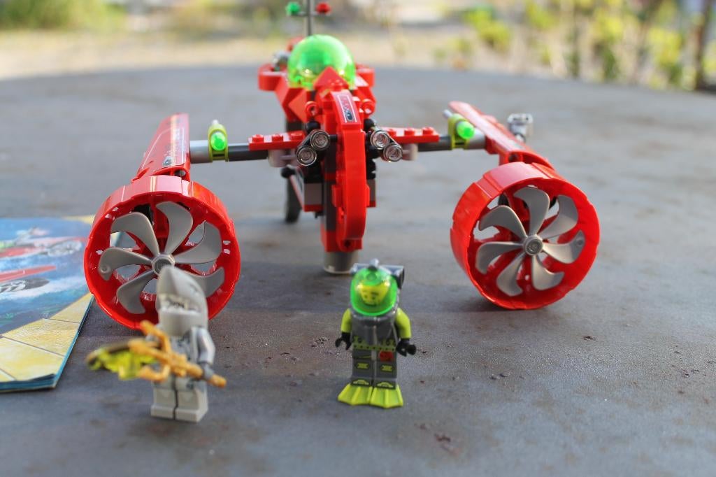 Lego 8060 Atlantis Typhoon Turbo Sub, Enlèvement ou Envoi, Accessoires inclus, Lego, Ensemble complet