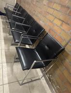 6x Arco Frame stoelen, Huis en Inrichting, Ophalen, Gebruikt, Zwart, Vintage, modern, design, knoll, vitra, Minotti