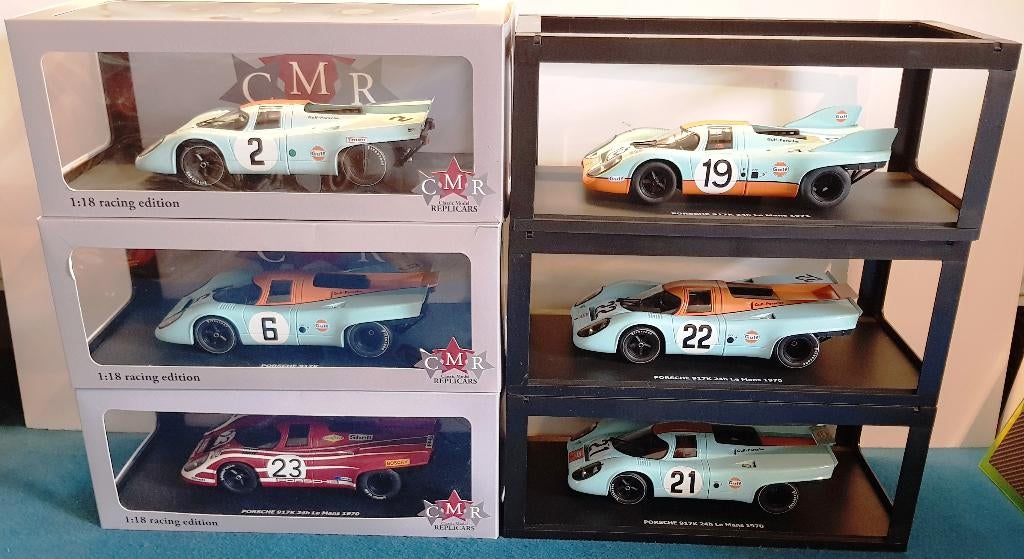 Lot van CMR 1:18 Die-cast Porsche 917K modellen, Nieuwstaat, Verzenden, Nieuw, Auto, Overige merken