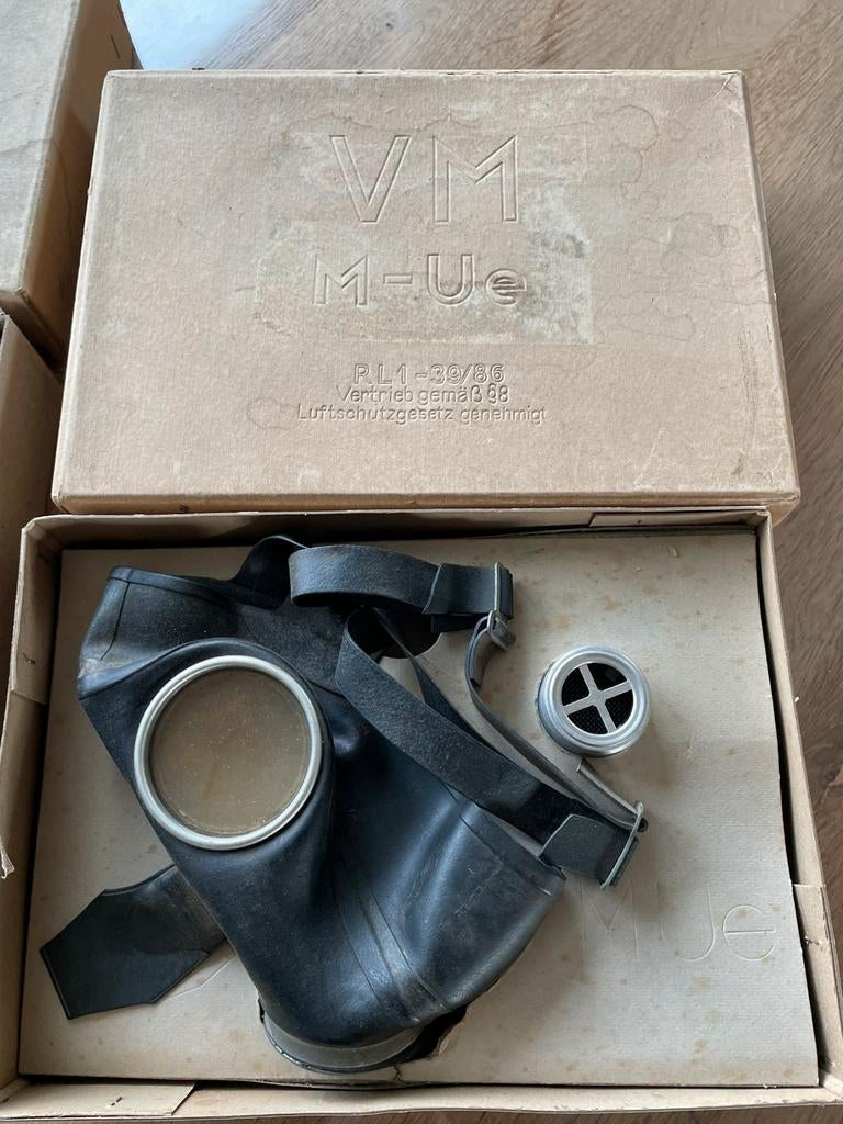 Duits Gasmasker WO2, origineel, Ophalen of Verzenden