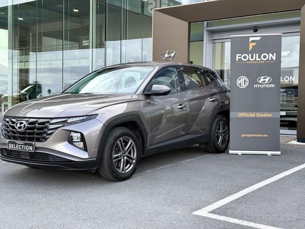Hyundai Tucson 1.6 T-GDI Inspire + Alu velgen, Autos, Hyundai, Argent ou Gris, Achat, Euro 6, Boîte manuelle