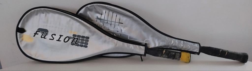 Ensemble de 2 raquettes de squash Donnay Fusion, Sports & Fitness, Squash, Enlèvement ou Envoi, Avec housse