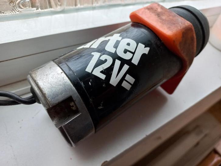 Startmotor 12v voor nitro motoren(tweedehands), Hobby & Loisirs créatifs, Modélisme | Radiocommandé & Téléguidé | Avions, Utilisé