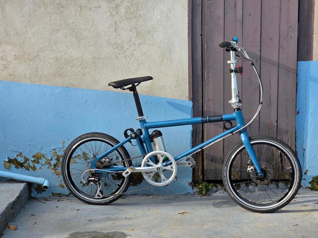 Vélo Électrique Pliable Ahooga – Ultra Léger & Design, Vélos & Vélomoteurs, Vélos | Vélos pliables, Comme neuf, Totalement pliable