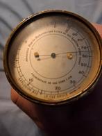 Zeer oude gaslekindicator en behuizing., Audio, Tv en Foto, Weerstations en Barometers, Ophalen