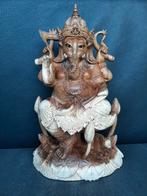 Statue en bois de Ganesh faite à la main/Asie/Indonésie, Enlèvement ou Envoi