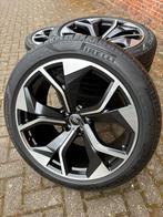 Originele Audi Q8 21inch velgen zwart met zomerbanden, Auto-onderdelen, Banden en Velgen, Ophalen, 21 inch, Zomerbanden, Banden en Velgen