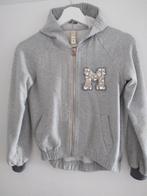 Sweater gilet met kap meisje, strass maat 10, Ophalen of Verzenden, Gebruikt, Meisje